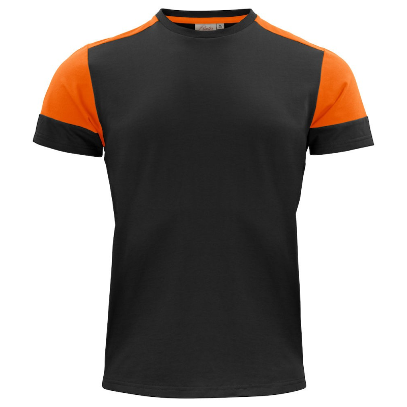 Tee shirt homme bicolore Prime Printer - Coton bio & polyester recyclé