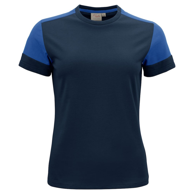 T-shirt femme bicolore Prime Printer - Vêtements haut de gamme