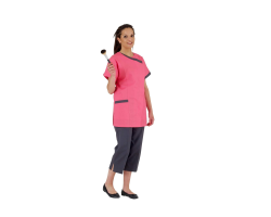 Tunique de travail femme Dalhia - Manches courtes