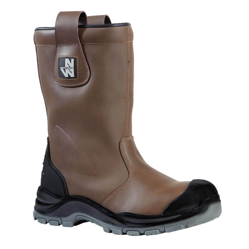 Botte de sécurité cuir S3 embout pare pierre Joe Nine Worths