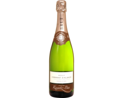 Crémant Kuentz Bas Tradition Brut Alsace AOC 75cl - Vin Blanc Effervescent