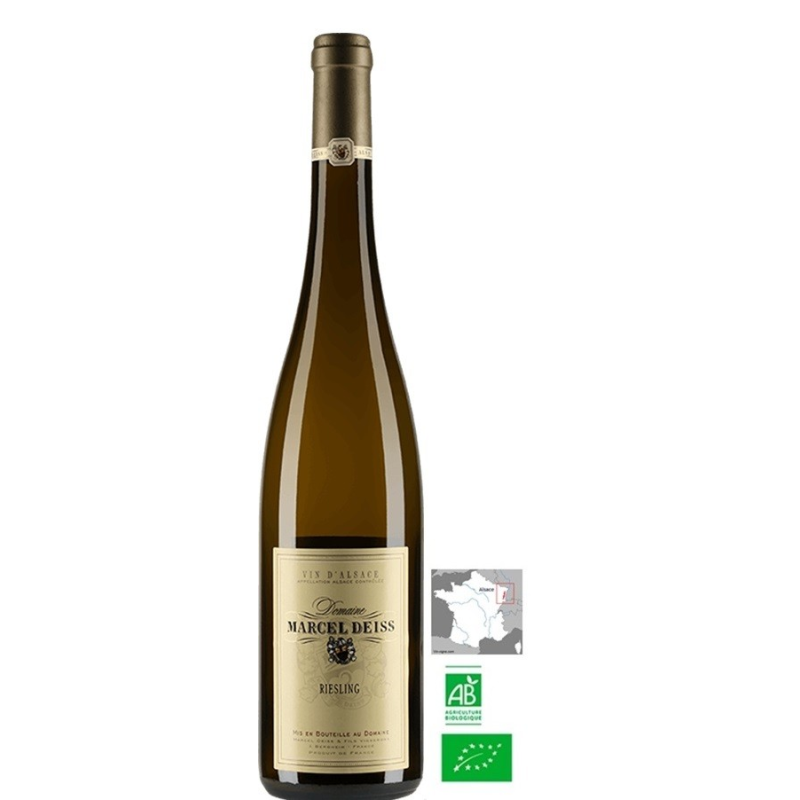 Riesling Marcel Deiss Bio 2023 - Vin blanc sec AOC Alsace
