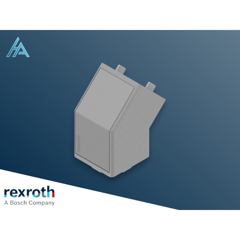 Élément de jonction 45° 40x40 gris Bosch Rexroth - Raccords de connexion