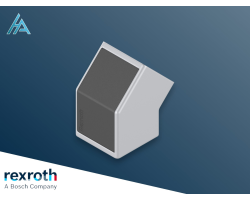 Elément de Jonction 45° 30x30 SILVER ESD Bosch Rexroth - Design Premium