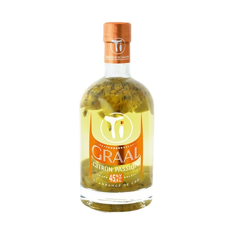 Graal Citron Passion Ti Arrangé de CED 70 cl 45,4° - Boissons