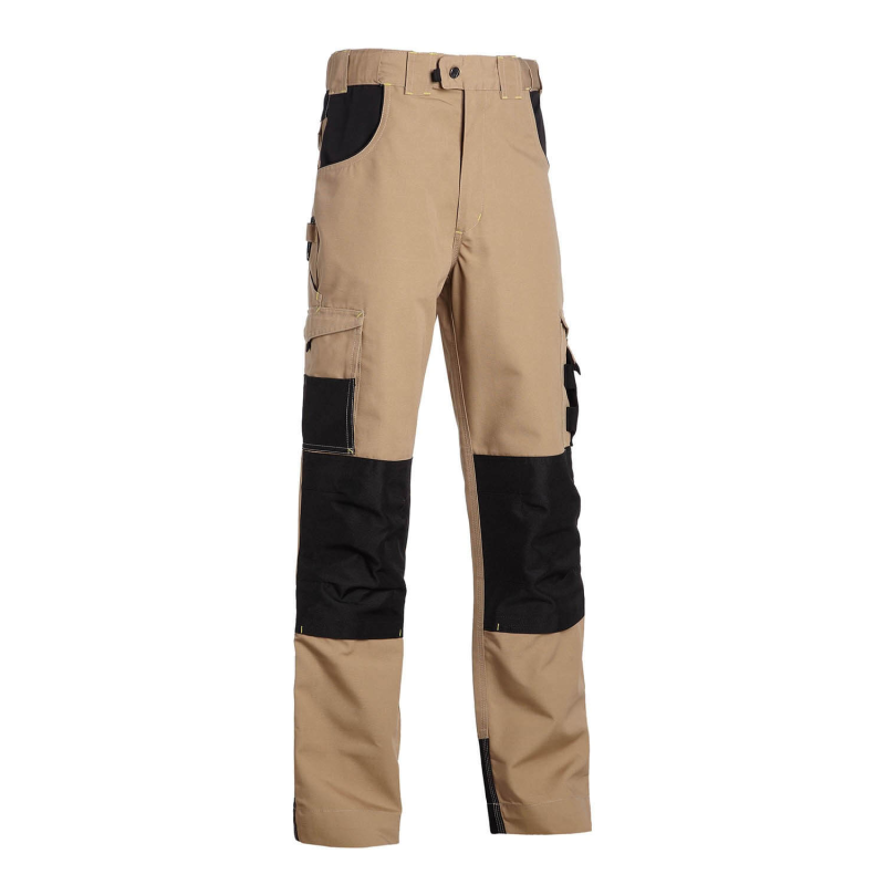 Pantalon de travail multipoches Adam beige Nine Worths - Résistant et Pratique