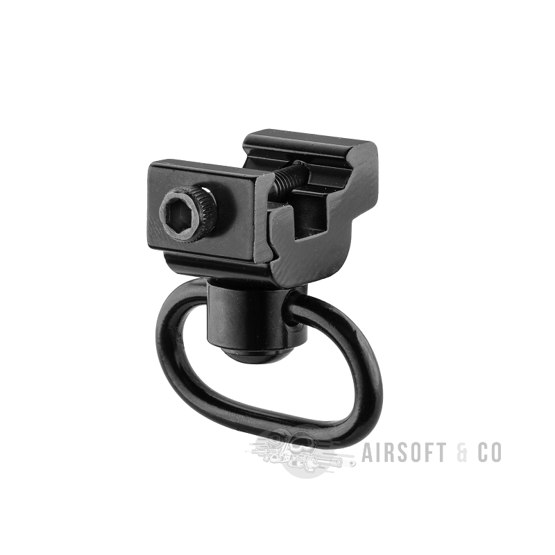 BO MANUFACTURE attache-sangle QD Picatinny (Black) - Équipement Sportif
