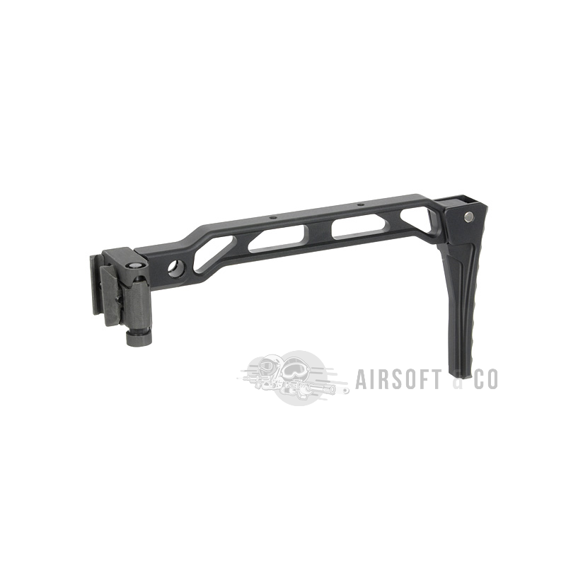 5KU Curved Folding Skeleton Stock - Accessoire haut de gamme pour airsoft