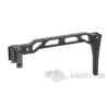 5KU Curved Folding Skeleton Stock - Accessoire haut de gamme pour airsoft