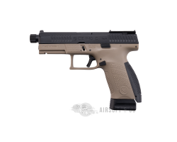 CZ P-10C OR-OT GBB (Black / FDE) - Pistolet airsoft haut de gamme