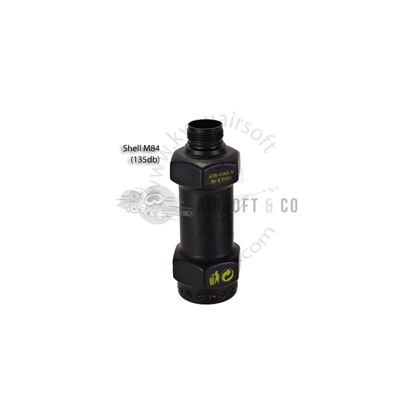 Enveloppe grenade CO2 Type M84 - Équipement Sportif Haut de Gamme