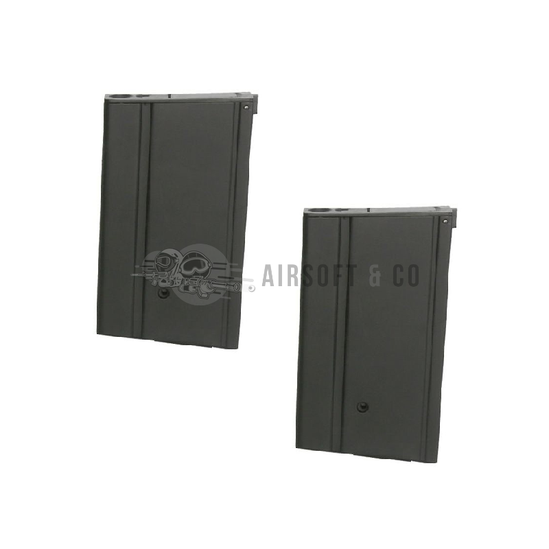 Lot de 2 chargeurs Hi-cap M14 AEG - Équipement Sportif