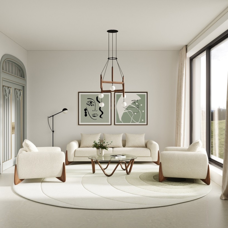 Capri Sofa Set - Canapé haut de gamme en design contemporain