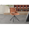 Chaise 'Dante' Tissu Rouille - Élégance et Confort | Meubles