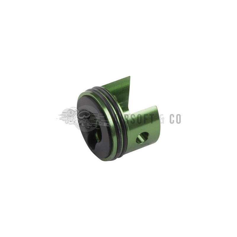 Tête de cylindre en aluminium pour gearbox V6 (verte) - Équipement Sportif