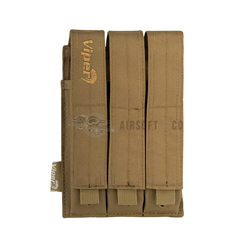 VIPER TACTICAL Porte-chargeur triple MP5 / ARP9 - Équipement Sportif