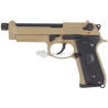 Pistolet airsoft KJW M9A1 GBB (FDE) - Équipement Sportif