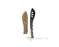 TACTICAL OPS Machette factice (FDE) - Équipement Sportif de qualité