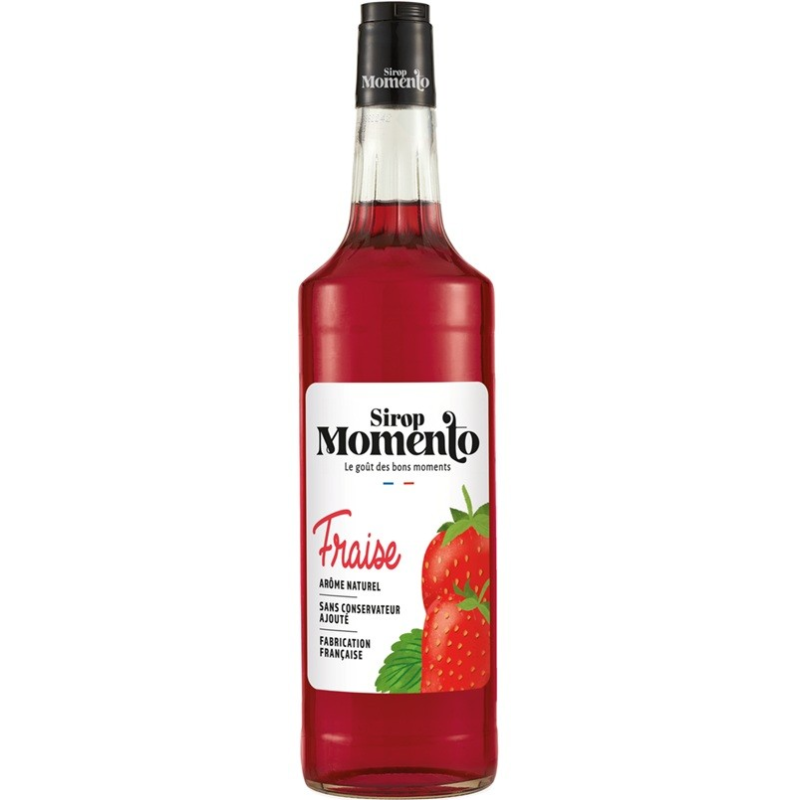 Sirop de fraise Momento 100 cl - Délicieux et naturel