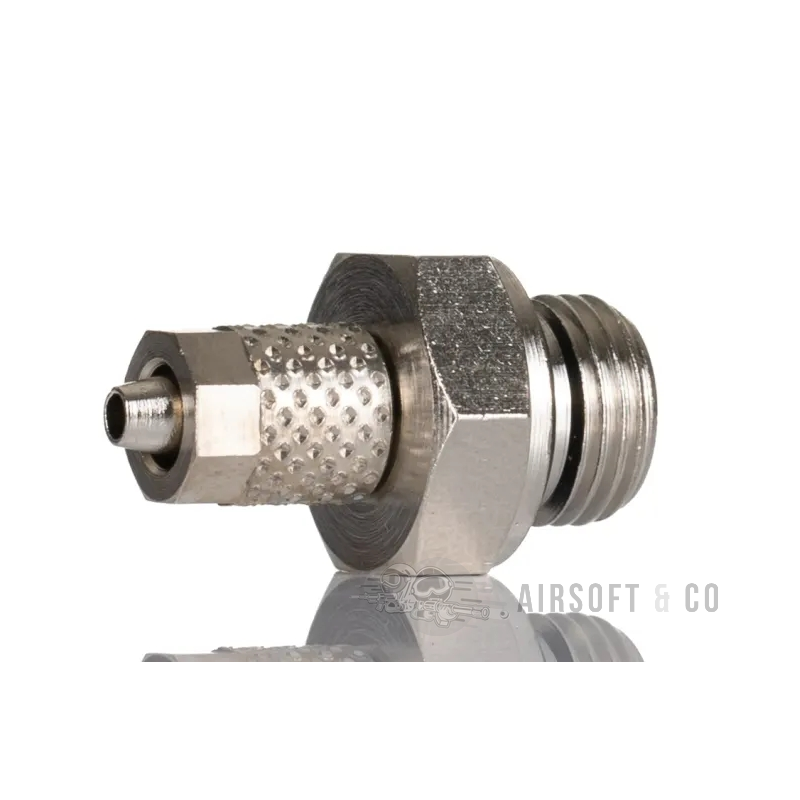 Adaptateur 1/8 G mâle - flexible Ø 6 mm pour équipements sportifs