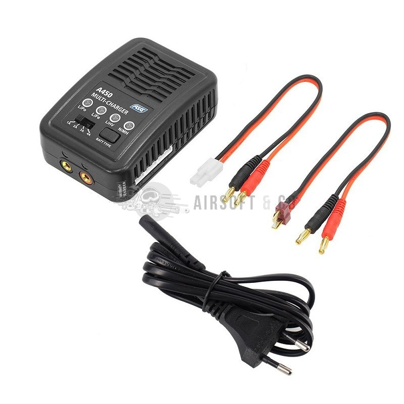 Chargeur ASG pour batteries LiPo, NiMH, LiFe et LiHV | Équipement Sportif