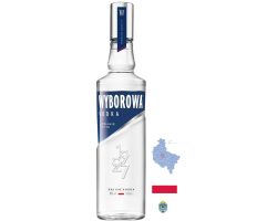 Wyborowa Vodka Pologne 70cl 37.5° - Spiritueux haut de gamme