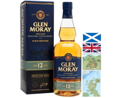 Glen Moray 12 ans Peated Single Malt Speyside - Whisky Écossais