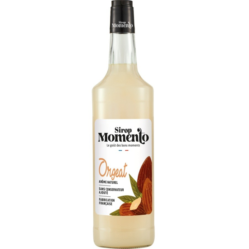 Orgeat Momento Sirop 100 cl - Sirop Gourmand et Naturel