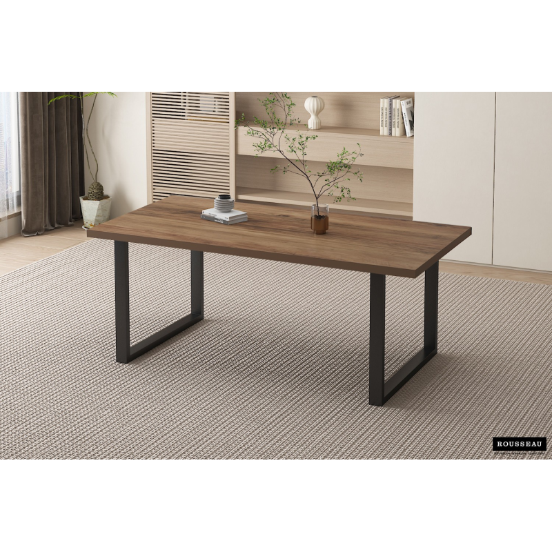 Table 'Alexander' 180 cm en décor de mangue - Meubles haut de gamme