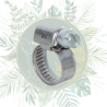 Colliers de serrage inox 10 à 16 mm - Lot de 2 pièces pour le jardin