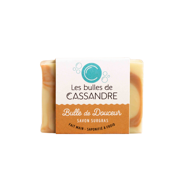 Savon Bulle de Douceur à l'argile rose - Soin Naturel et Nourrissant
