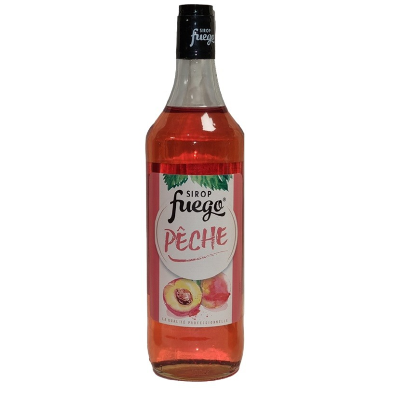Pêche Fuego Sirop 100cl - Sirop de qualité supérieure