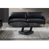Table basse Sapporo ronde rotative en pierre - Mobilier élégant