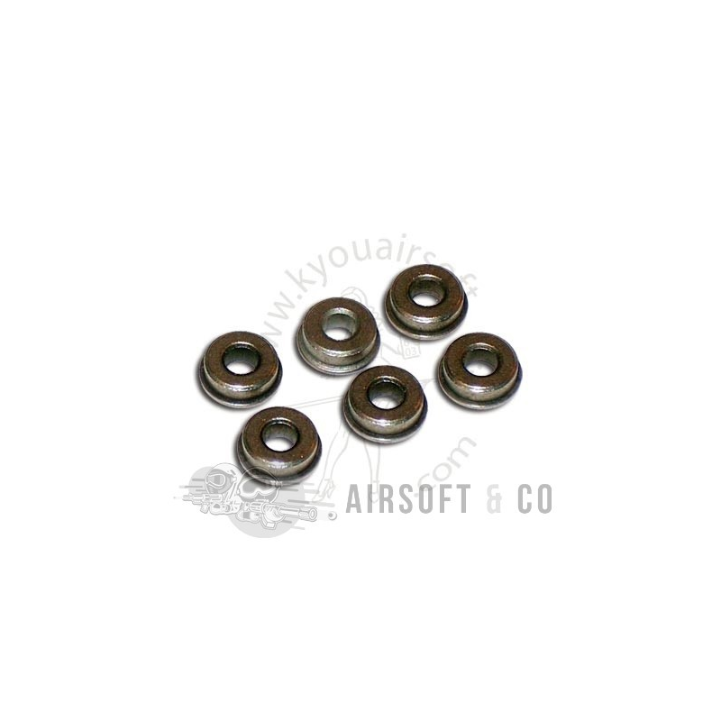 Bushings métal Ø 8 mm - 6 pièces pour équipement sportif