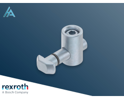 Jonction rapide 90° R10 Bosch Rexroth - Acier galvanisé de haute qualité