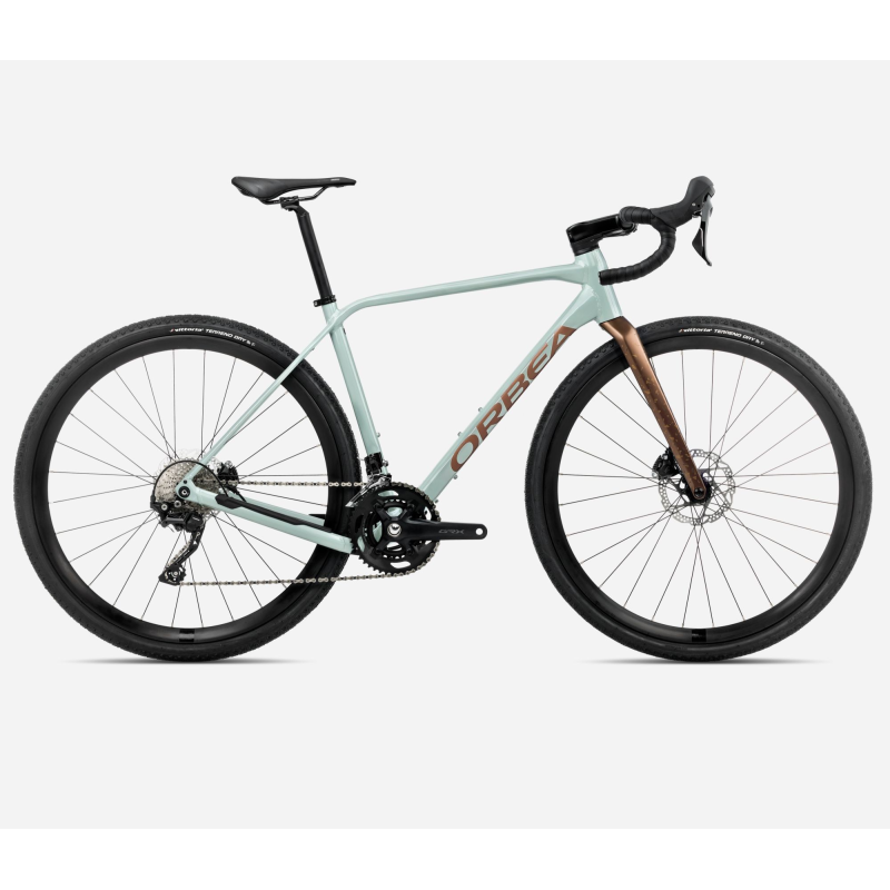 Orbea Terra H40 M Blue Stone (Gloss) - Copper: Vélo Haut de Gamme