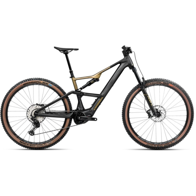 ORBEA RISE SL H20 L diamond black-splash olive - Vélo électrique haut de gamme
