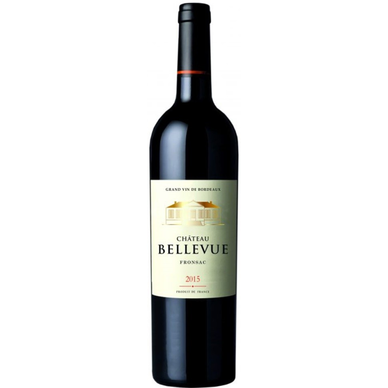 Château Bellevue 2017 Fronsac AOC Bio 75 cl - Vin Rouge Haut de Gamme