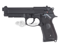 Pistolet airsoft KJW M9A1 GBB (Black) - Réaliste et durable