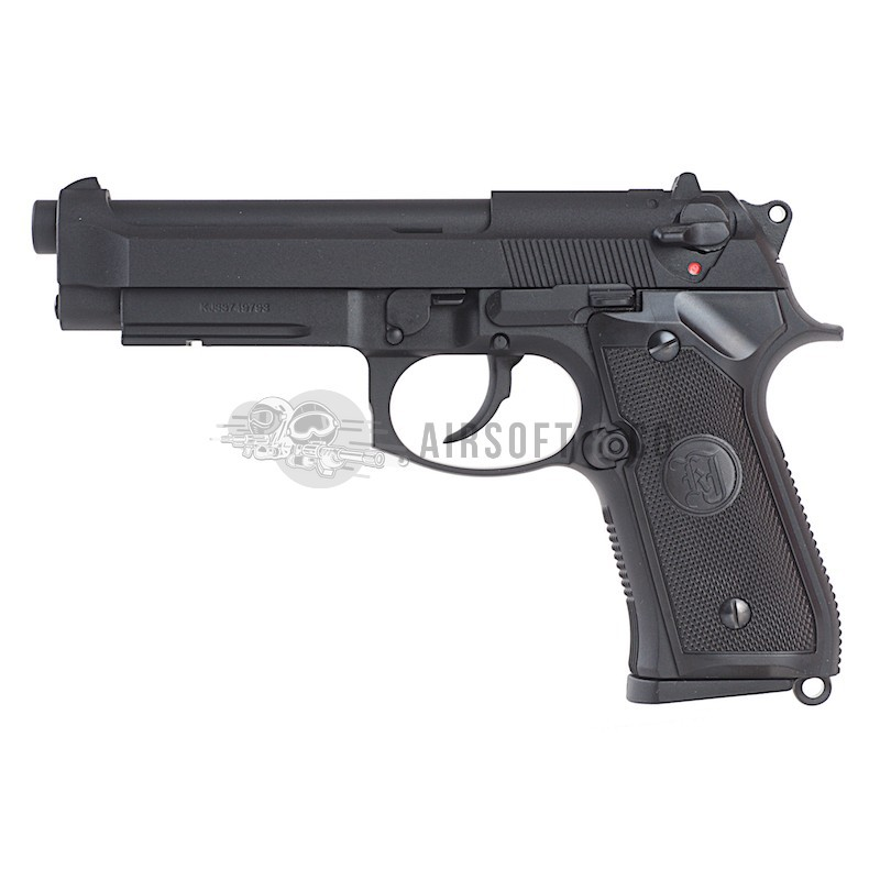 Pistolet airsoft KJW M9A1 GBB (Black) - Réaliste et durable