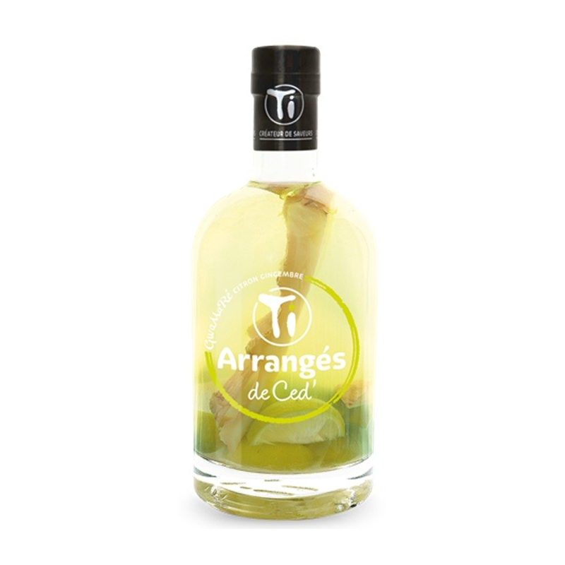 GWAMARÉ Citron Gingembre Ti Arrangé de CED 70 cl - Boisson haut de gamme
