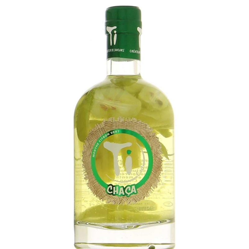 Ti Chaca menthe citron vert arrangé de Ced - Liqueur artisanale haut de gamme