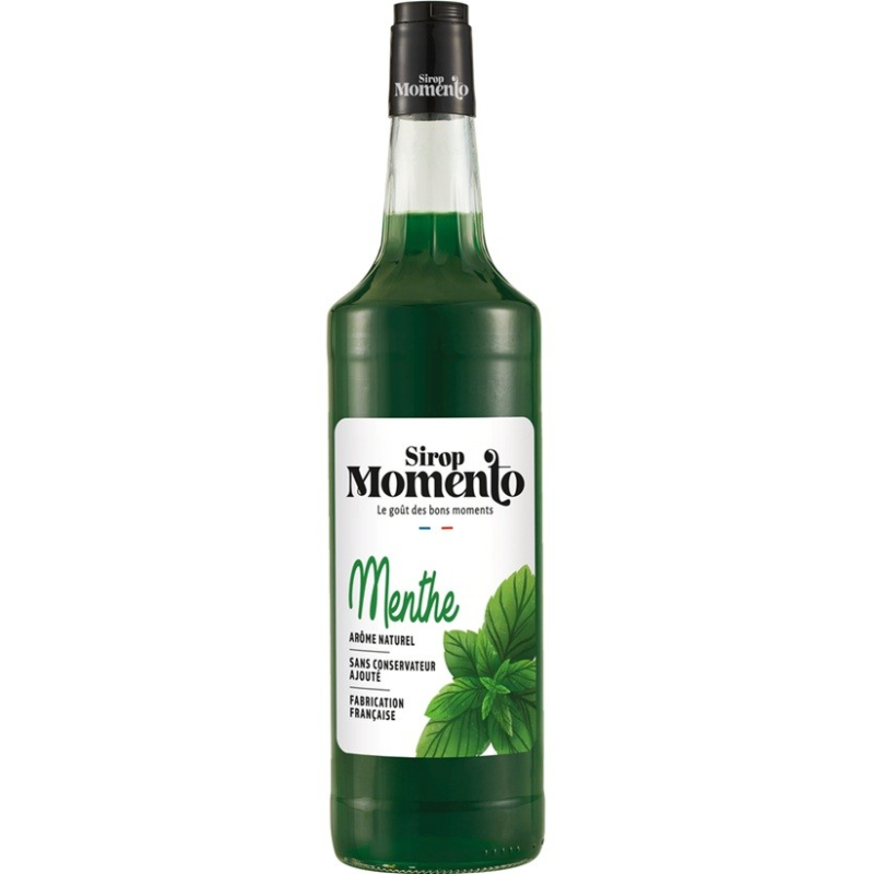 Sirop de menthe Momento 100 cl - Rafraîchissez vos boissons