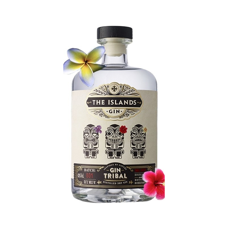The Islands Tribal Gin 70 cl 43° - Un gin haut de gamme aux notes florales
