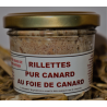 Rillettes pur canard au foie de canard - Épicerie fine