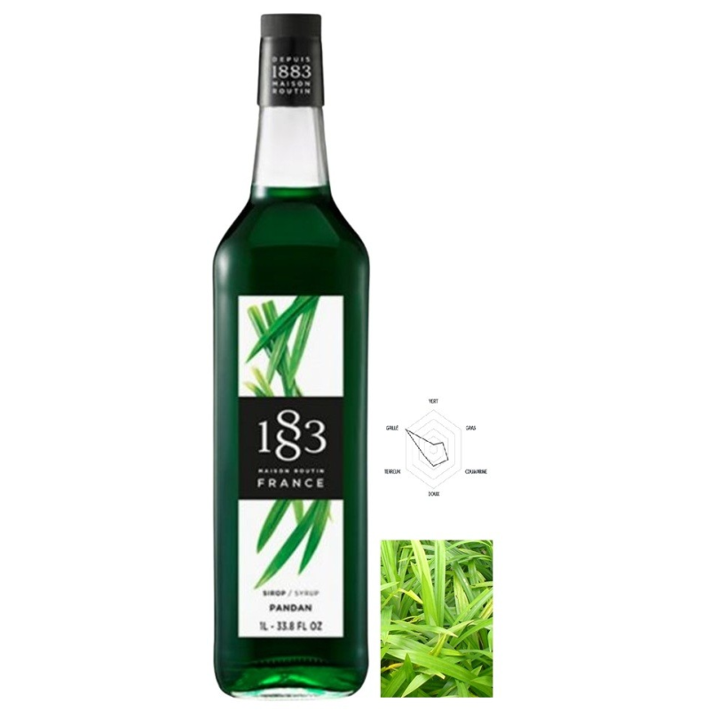 Sirop de pandan routin 1883 - 100 cl | Saveurs Exotiques