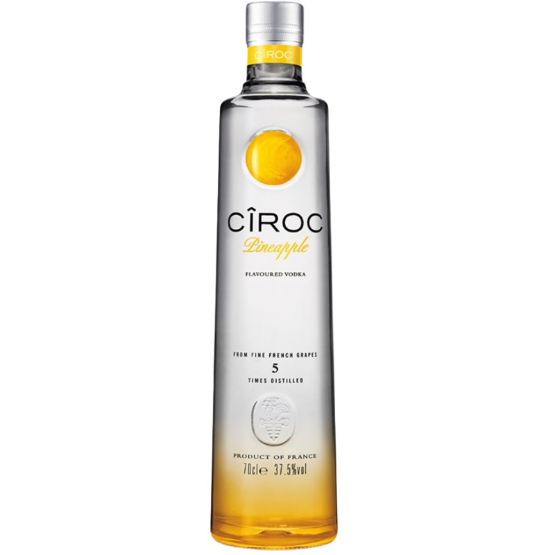 CIROC Pineapple Vodka 70 cl - Vodka aromatisée haut de gamme