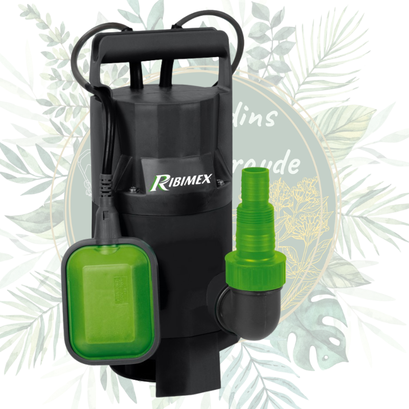Pompe vide-cave automatique 9500L/h pour eaux chargées | Jardin