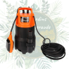 Pompe électrique submersible pour eaux usées - Efficacité de drainage