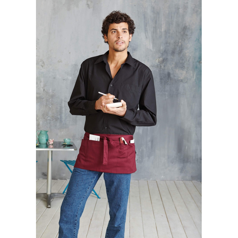 Tablier de barman coton Apron Kariban - Pratique et Élégant